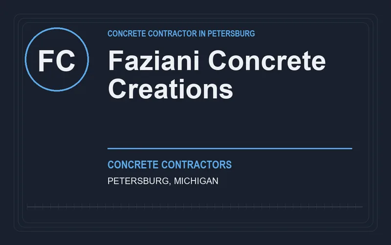 Faziani Concrete Creations in Petersburg, Michigan