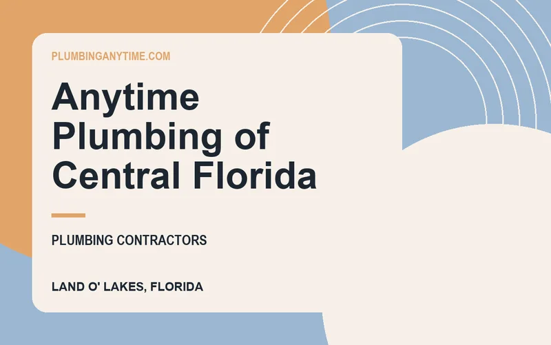 Anytime Plumbing of Central Florida in Land O' Lakes, Florida