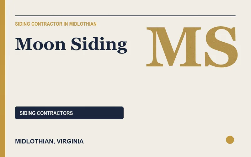 Moon Siding in Midlothian, Virginia
