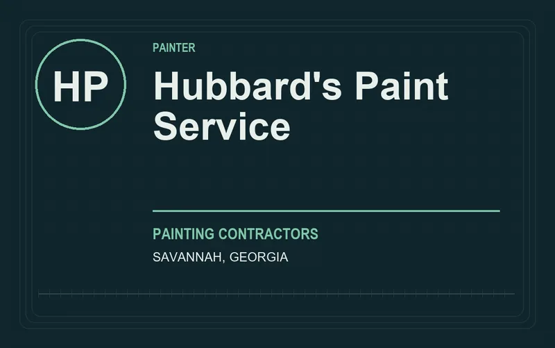 Hubbard's Paint Service in Savannah, Georgia
