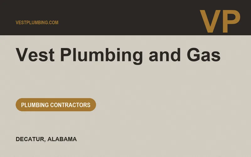Vest Plumbing and Gas in Decatur, Alabama