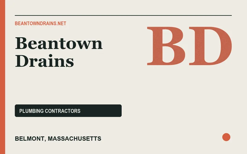 Beantown Drains in Belmont, Massachusetts