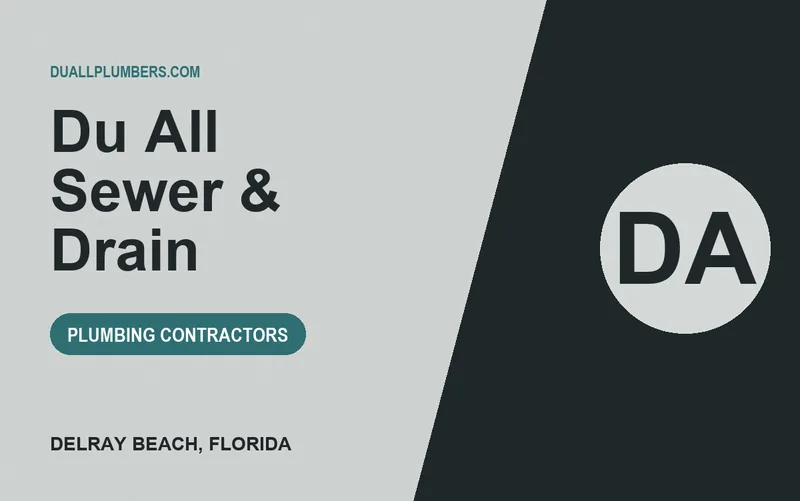 Du All Sewer & Drain in Delray Beach, Florida