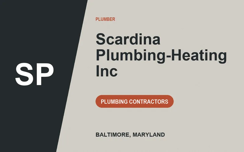 Scardina Plumbing-Heating Inc in Baltimore, Maryland