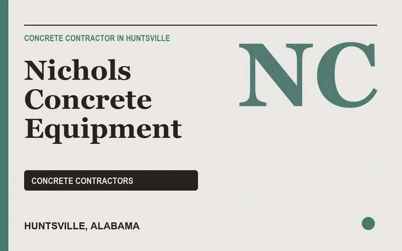 Nichols Concrete Equipment in Huntsville, Alabama