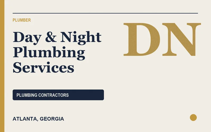 Day & Night Plumbing Services in Atlanta, Georgia