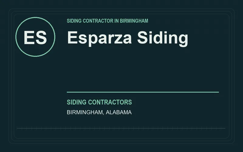 Esparza Siding in Birmingham, Alabama