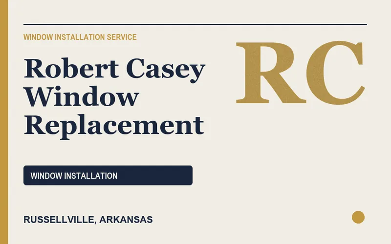 Robert Casey Window Replacement in Russellville, Arkansas