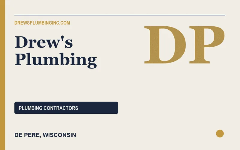 Drew's Plumbing in De Pere, Wisconsin