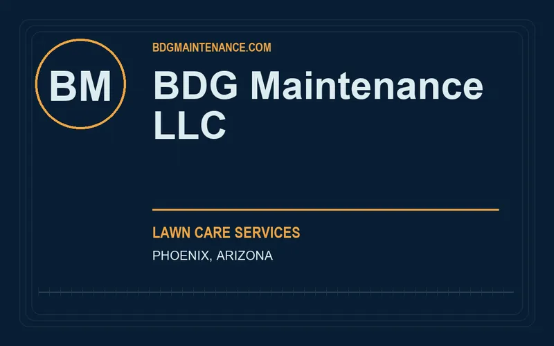 BDG Maintenance LLC in Phoenix, Arizona