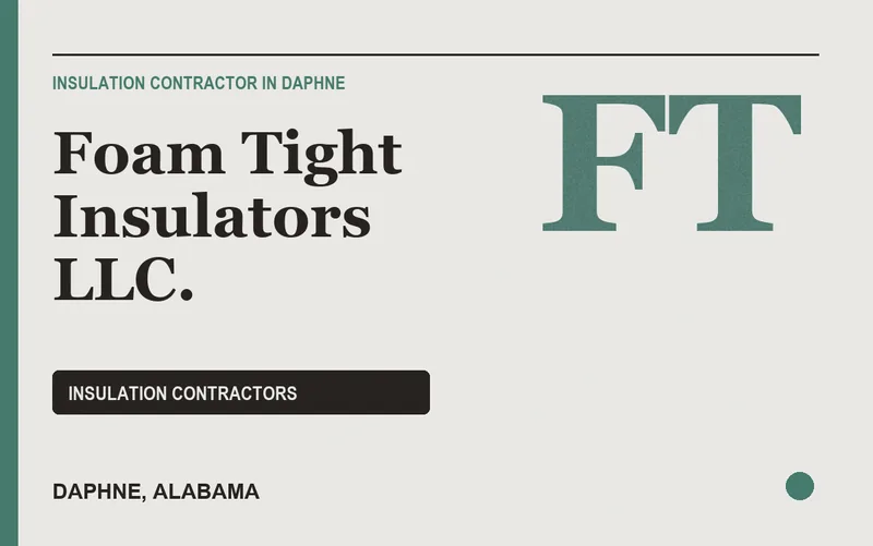 Foam Tight Insulators LLC. in Daphne, Alabama
