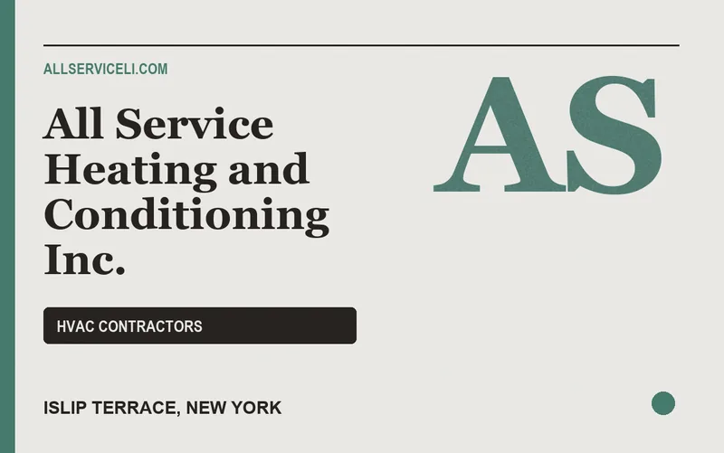 All Service Heating and Conditioning Inc. in Islip Terrace, New York