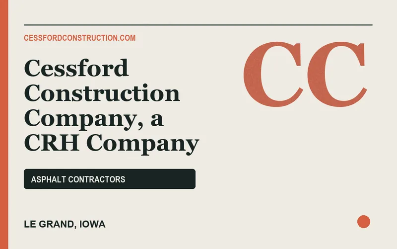 Cessford Construction Company, a CRH Company in Le Grand, Iowa