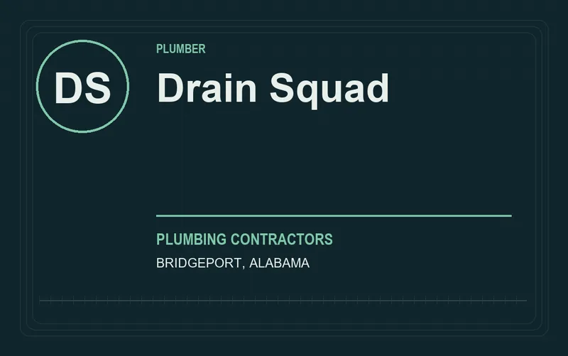 Drain Squad in Bridgeport, Alabama