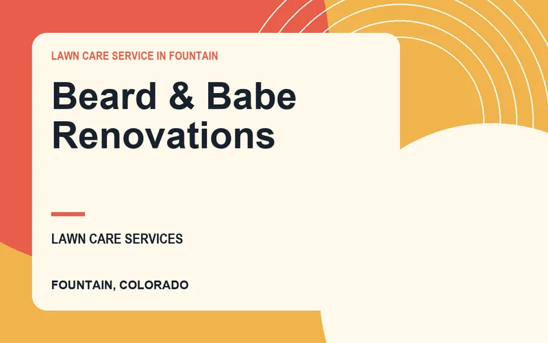Beard & Babe Renovations in Fountain, Colorado