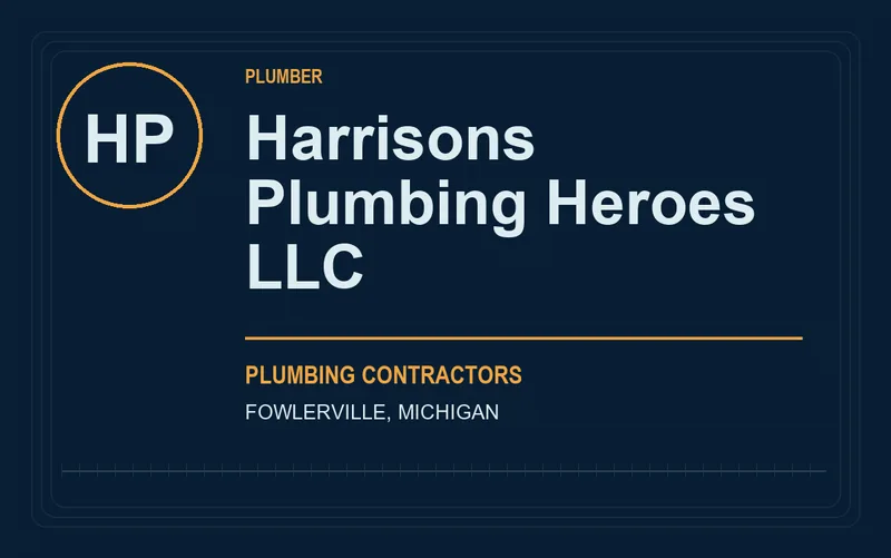 Harrisons Plumbing Heroes LLC in Fowlerville, Michigan