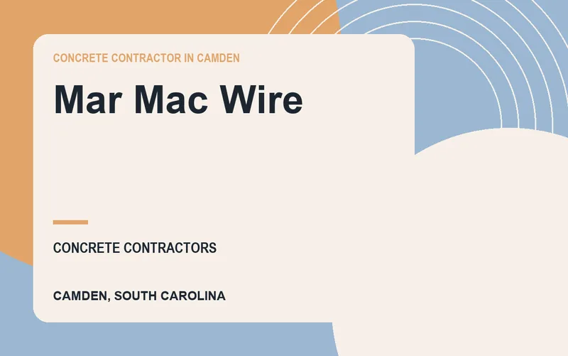 Mar Mac Wire in Camden, South Carolina