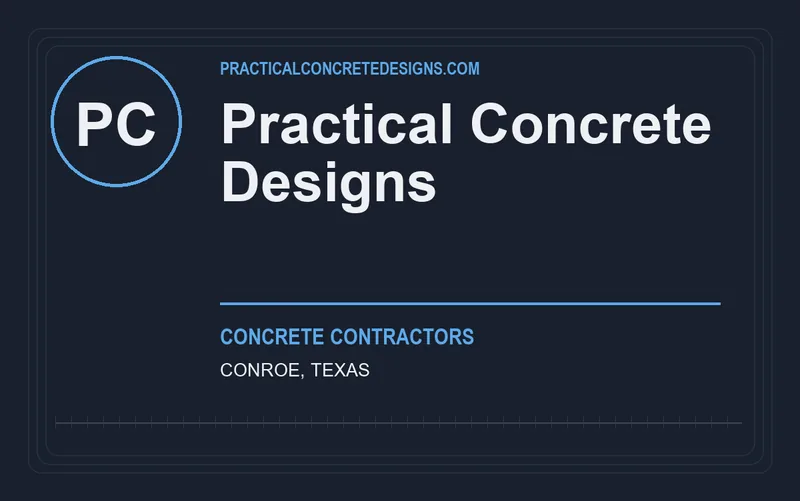 Practical Concrete Designs in Conroe, Texas
