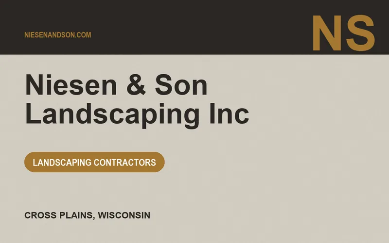 Niesen & Son Landscaping Inc in Cross Plains, Wisconsin