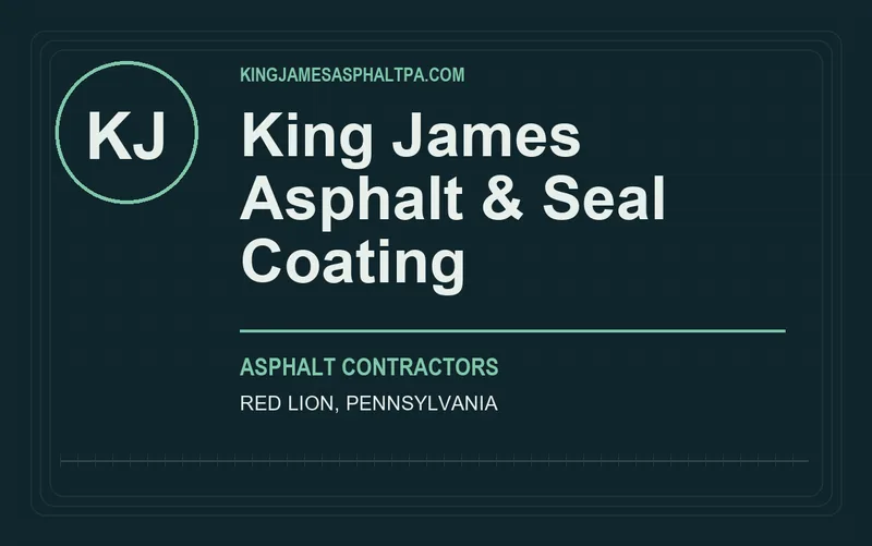 King James Asphalt & Seal Coating in Red Lion, Pennsylvania