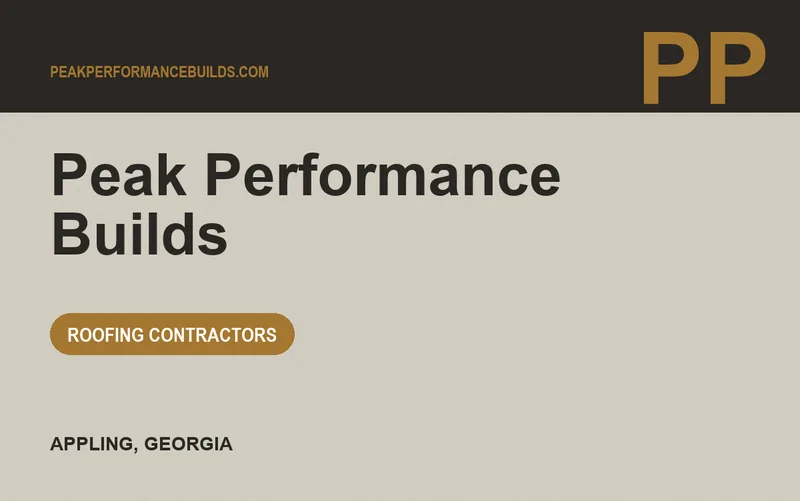 Peak Performance Builds in Appling, Georgia