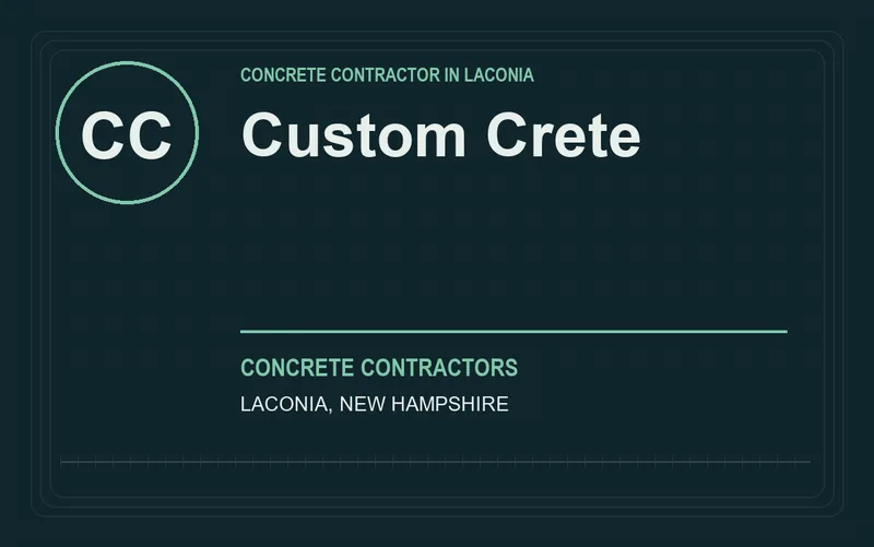 Custom Crete in Laconia, New Hampshire
