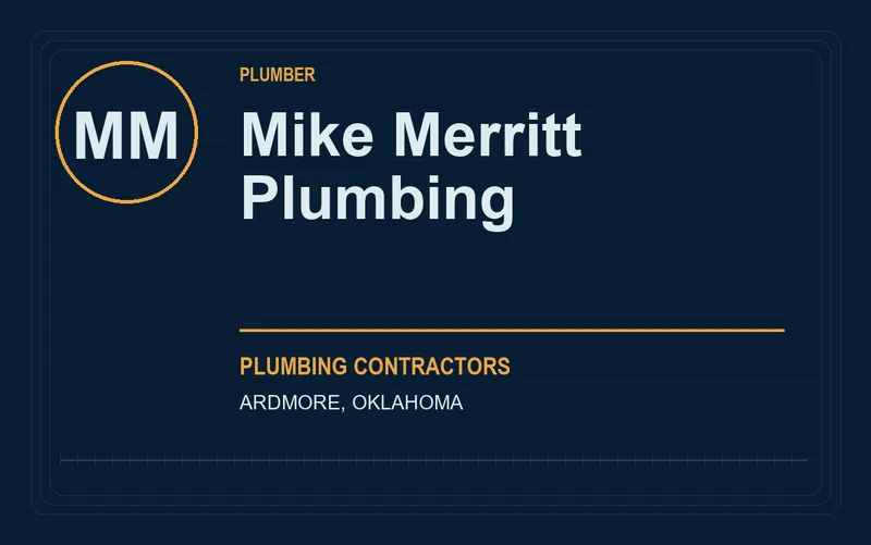 Mike Merritt Plumbing in Ardmore, Oklahoma