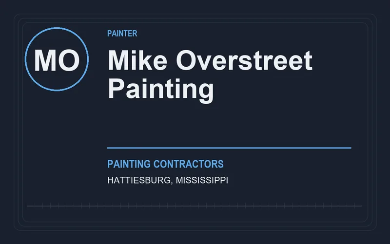 Mike Overstreet Painting in Hattiesburg, Mississippi