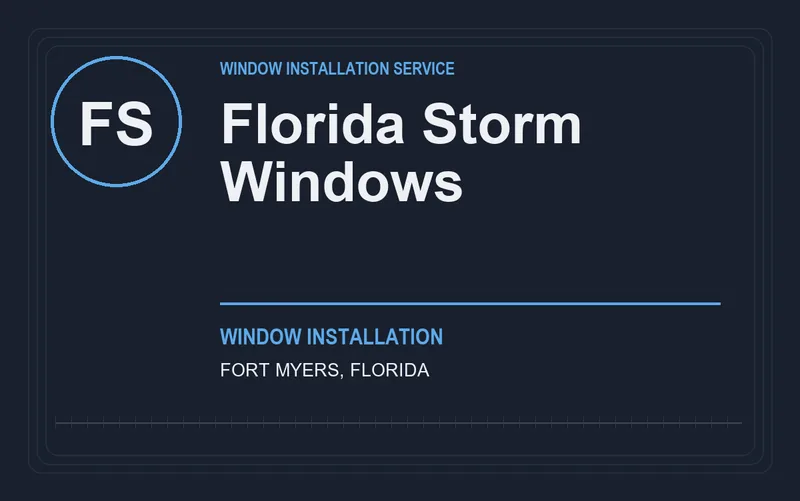 Florida Storm Windows in Fort Myers, Florida