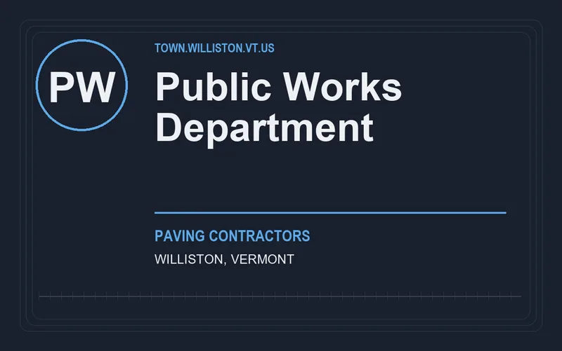 Public Works Department in Williston, Vermont