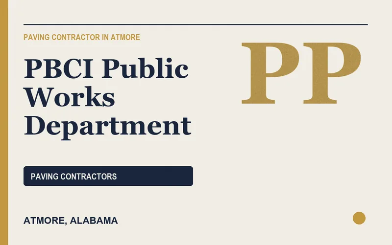 PBCI Public Works Department in Atmore, Alabama