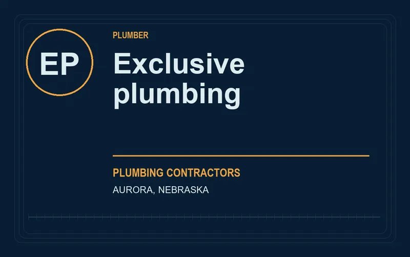 Exclusive plumbing in Aurora, Nebraska