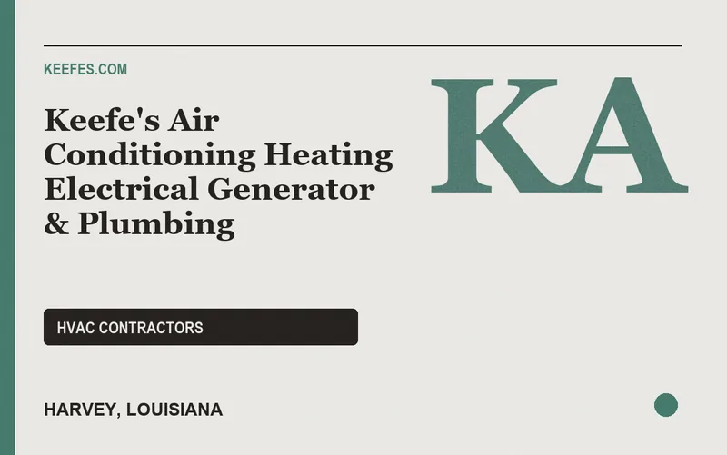 Keefe's Air Conditioning Heating Electrical Generator & Plumbing in Harvey, Louisiana