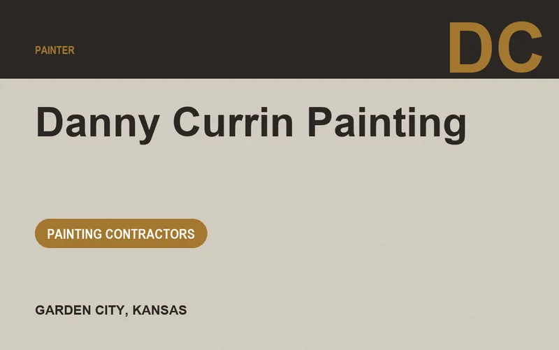 Danny Currin Painting in Garden City, Kansas