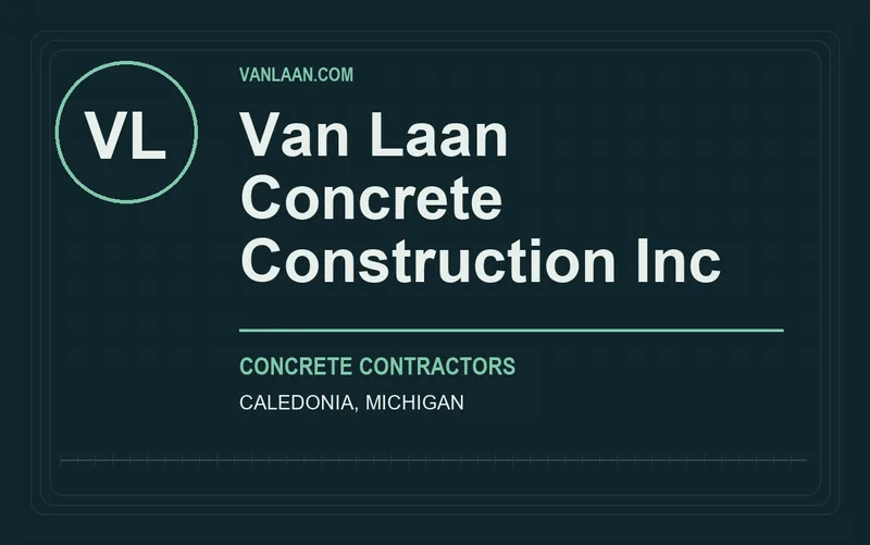Van Laan Concrete Construction Inc in Caledonia, Michigan