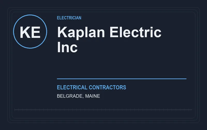 Kaplan Electric Inc in Belgrade, Maine