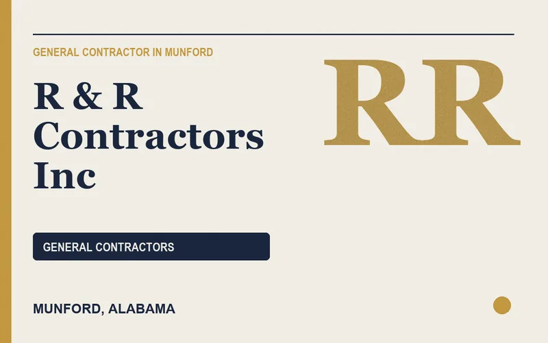 R & R Contractors Inc in Munford, Alabama