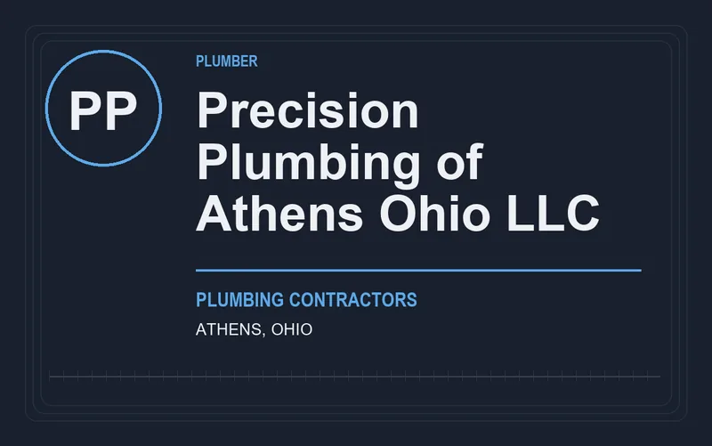 Precision Plumbing of Athens Ohio LLC in Athens, Ohio