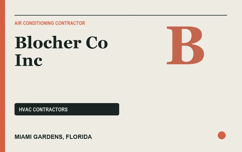 Blocher Co Inc in Miami Gardens, Florida