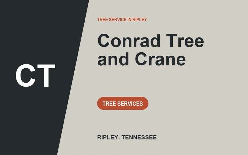 Conrad Tree and Crane in Ripley, Tennessee