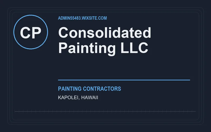 Consolidated Painting LLC in Kapolei, Hawaii