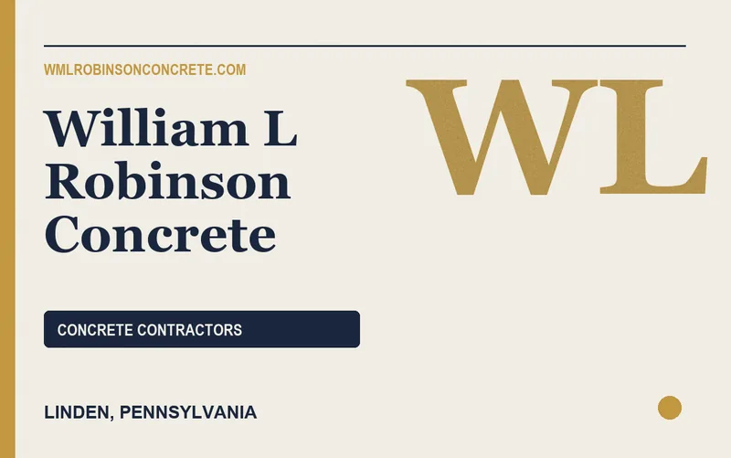 William L Robinson Concrete in Linden, Pennsylvania