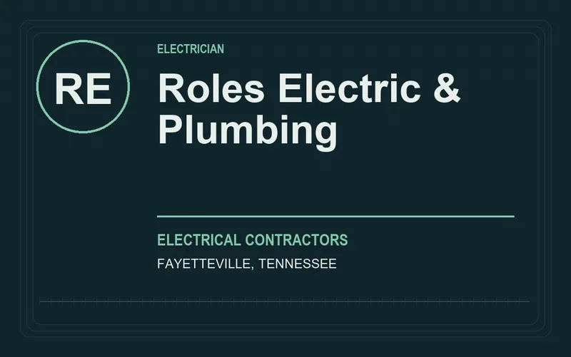 Roles Electric & Plumbing in Fayetteville, Tennessee