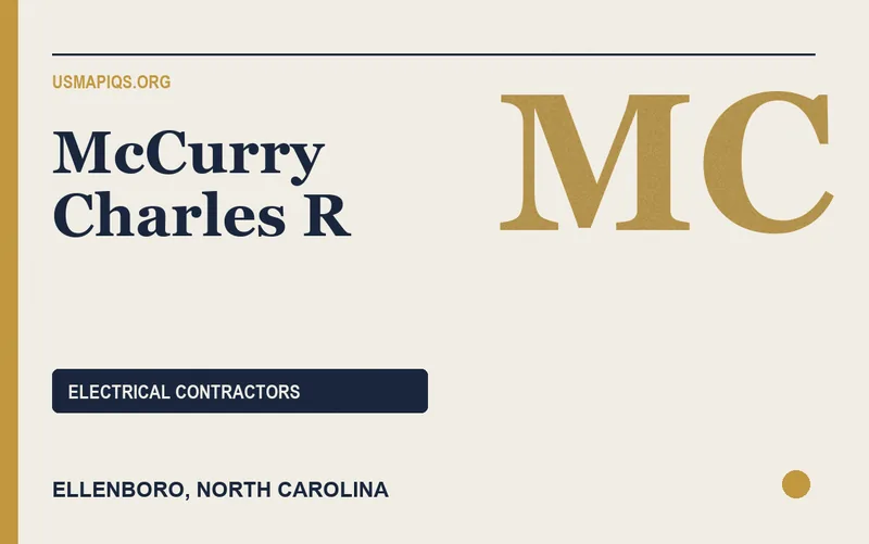 McCurry Charles R in Ellenboro, North Carolina