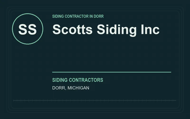 Scotts Siding Inc in Dorr, Michigan