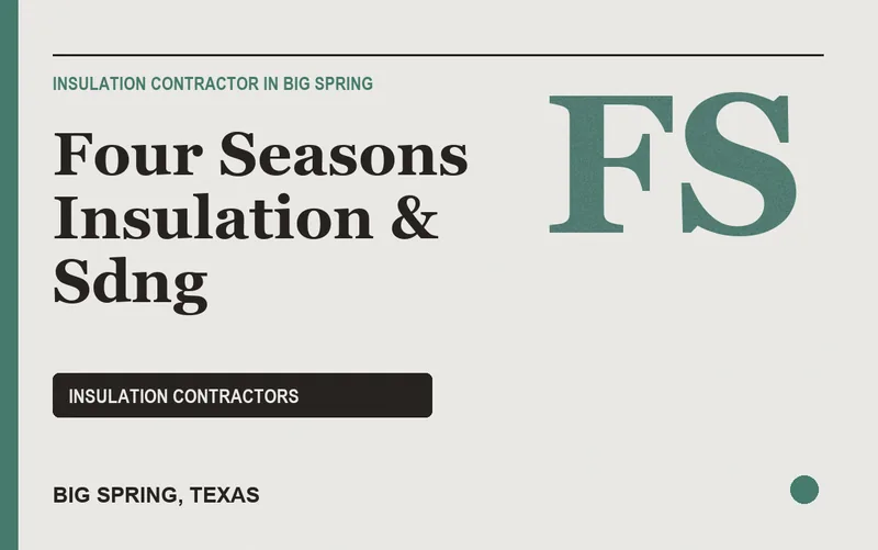 Four Seasons Insulation & Sdng in Big Spring, Texas