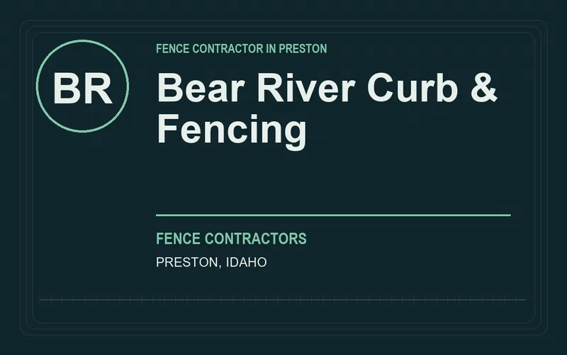 Bear River Curb & Fencing in Preston, Idaho