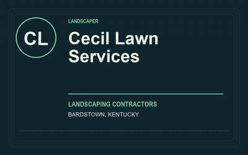 Cecil Lawn Services in Bardstown, Kentucky