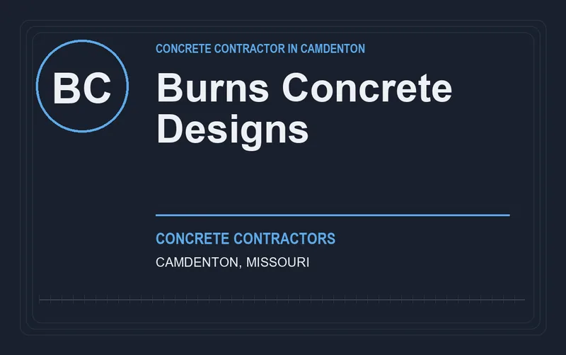 Burns Concrete Designs in Camdenton, Missouri