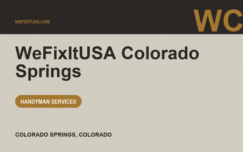 WeFixItUSA Colorado Springs in Colorado Springs, Colorado
